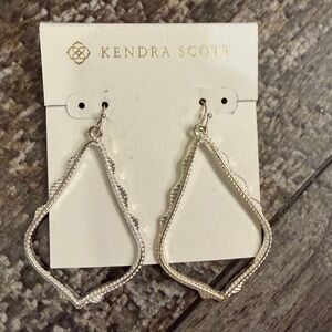 Inspired Silver Drop Earrings